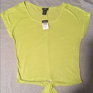 Neon Green crop Top brand new with tag